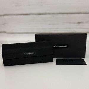 Dolce & Gabbana Black Eyeglass/Sunglass Case with Box (no frames included )